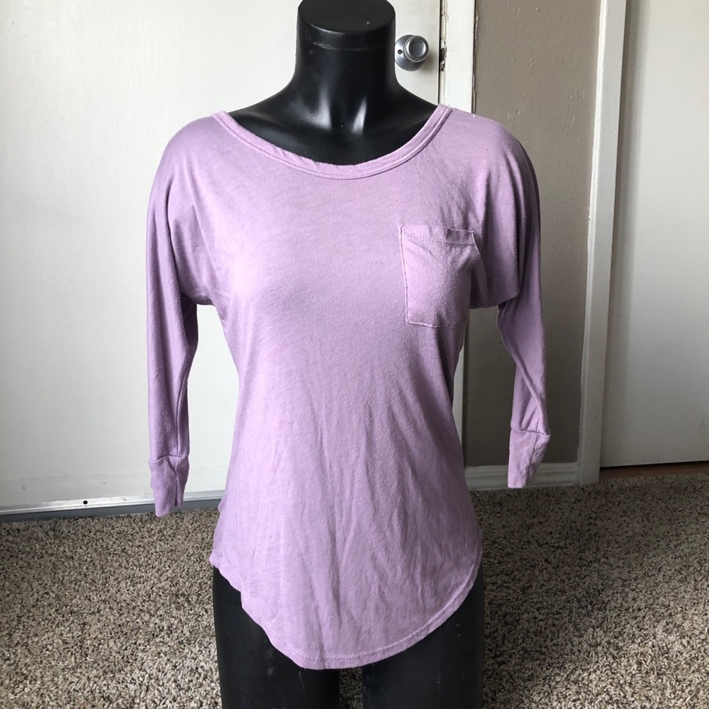 Purple 3/4 Sleeve Top